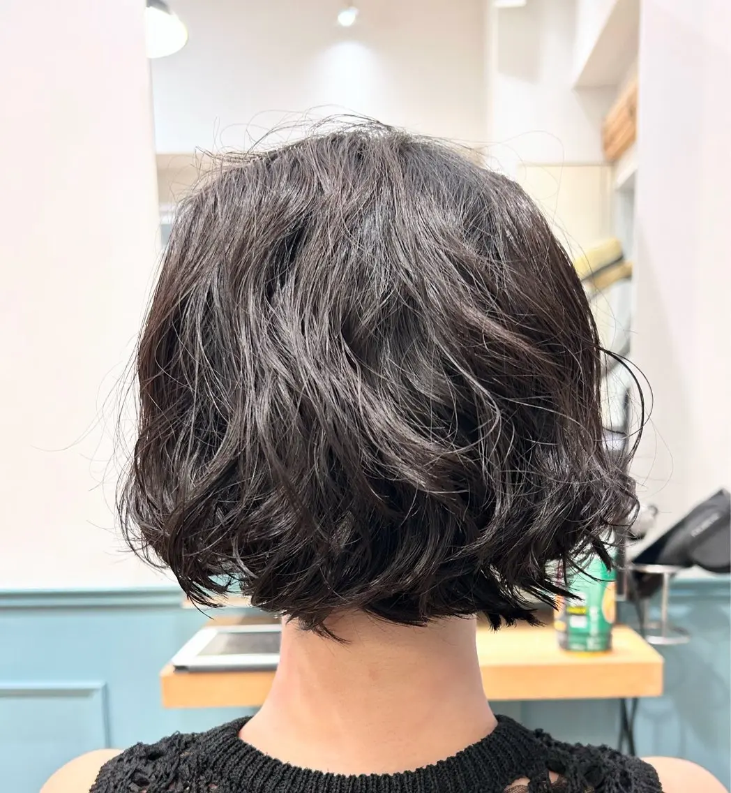 ショート パーマ ショートヘア ニュアンスパーマ PIS/ NAHOのヘアスタイル