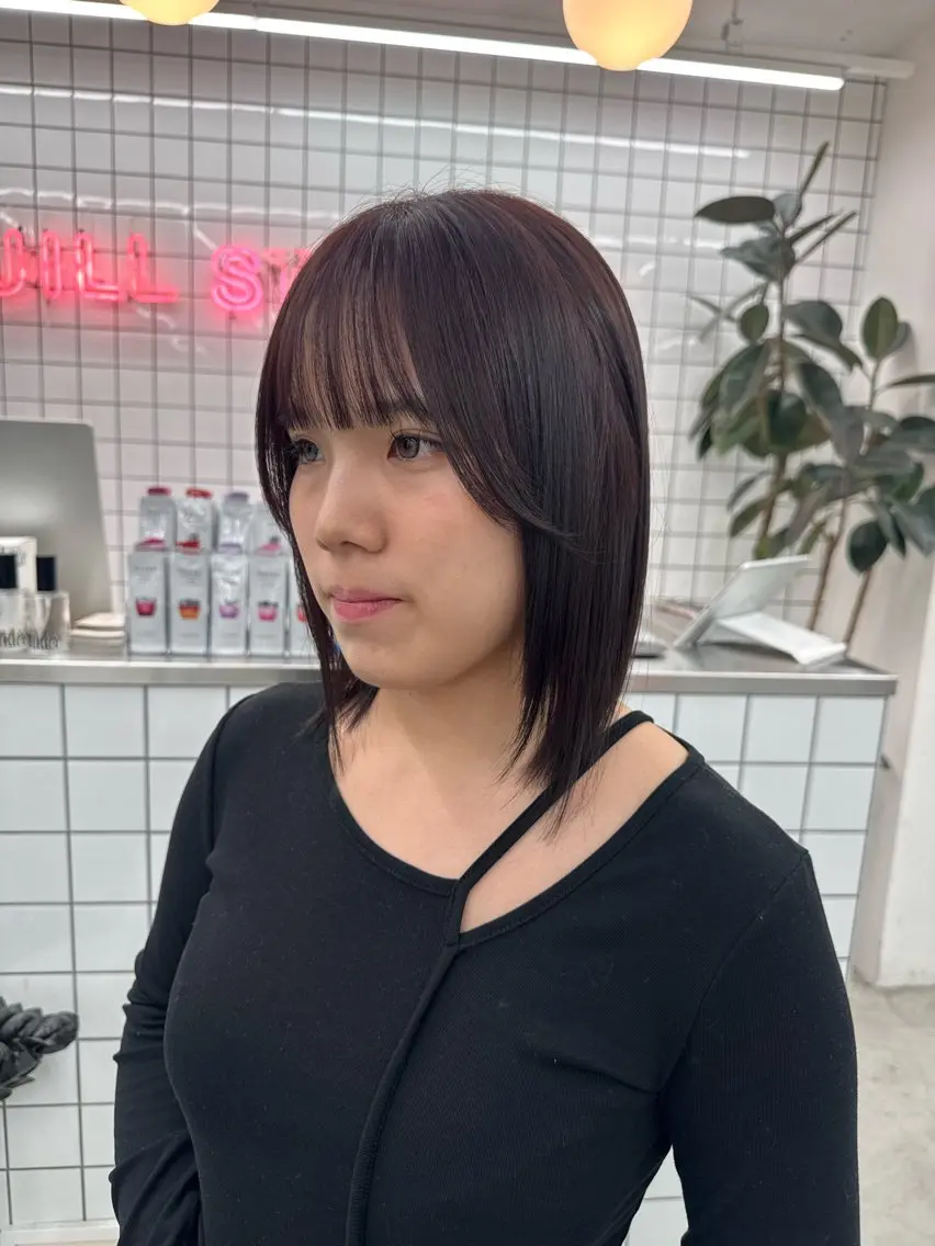 ミディアム chinatsu🌙 JILLSTUDIOのヘアスタイル