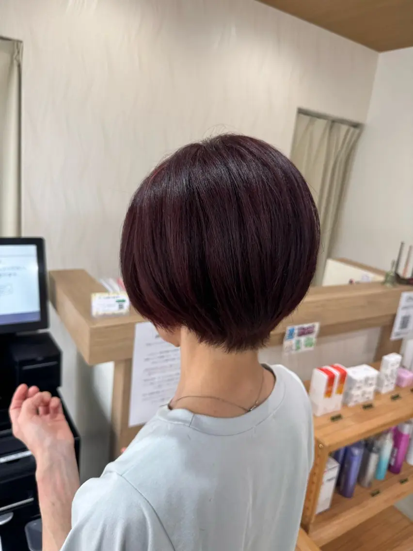 カラー ブラウンカラー レッドカラー カット ヘアカラー 藤田 紋芽 / 艶髪透明感カラーのヘアスタイル