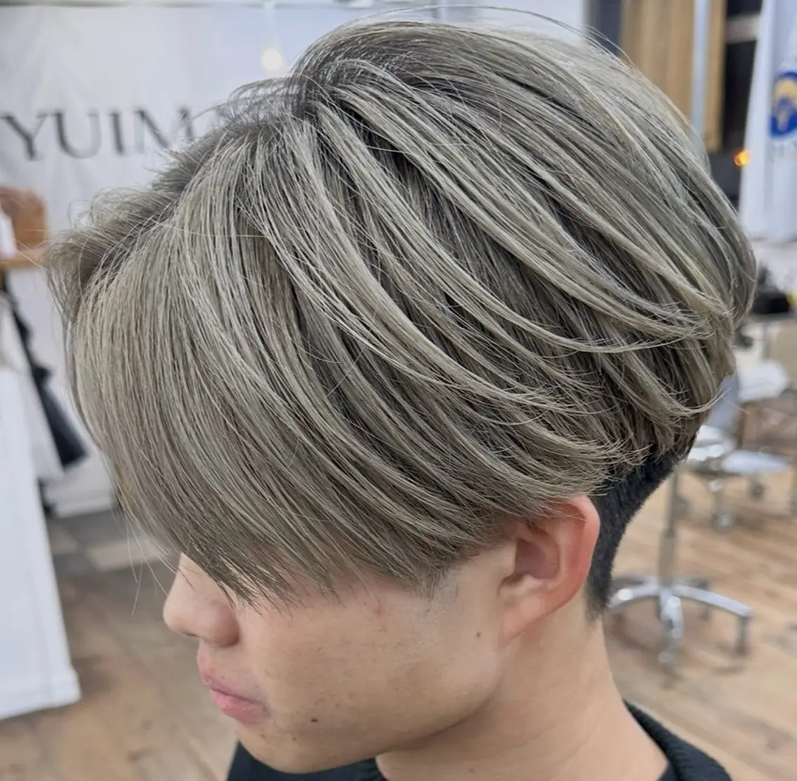ショート カラー パーマ メンズ カット ヘアカラー パーマ メンズ特化✂️ 小枝 優生のヘアスタイル