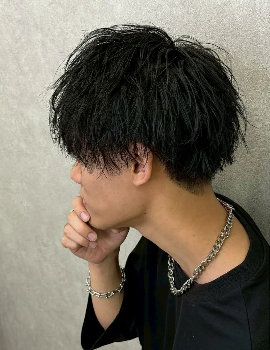 カラー パーマ メンズ メンズパーマ カット パーマ STANCE MEN'S公式のヘアスタイル