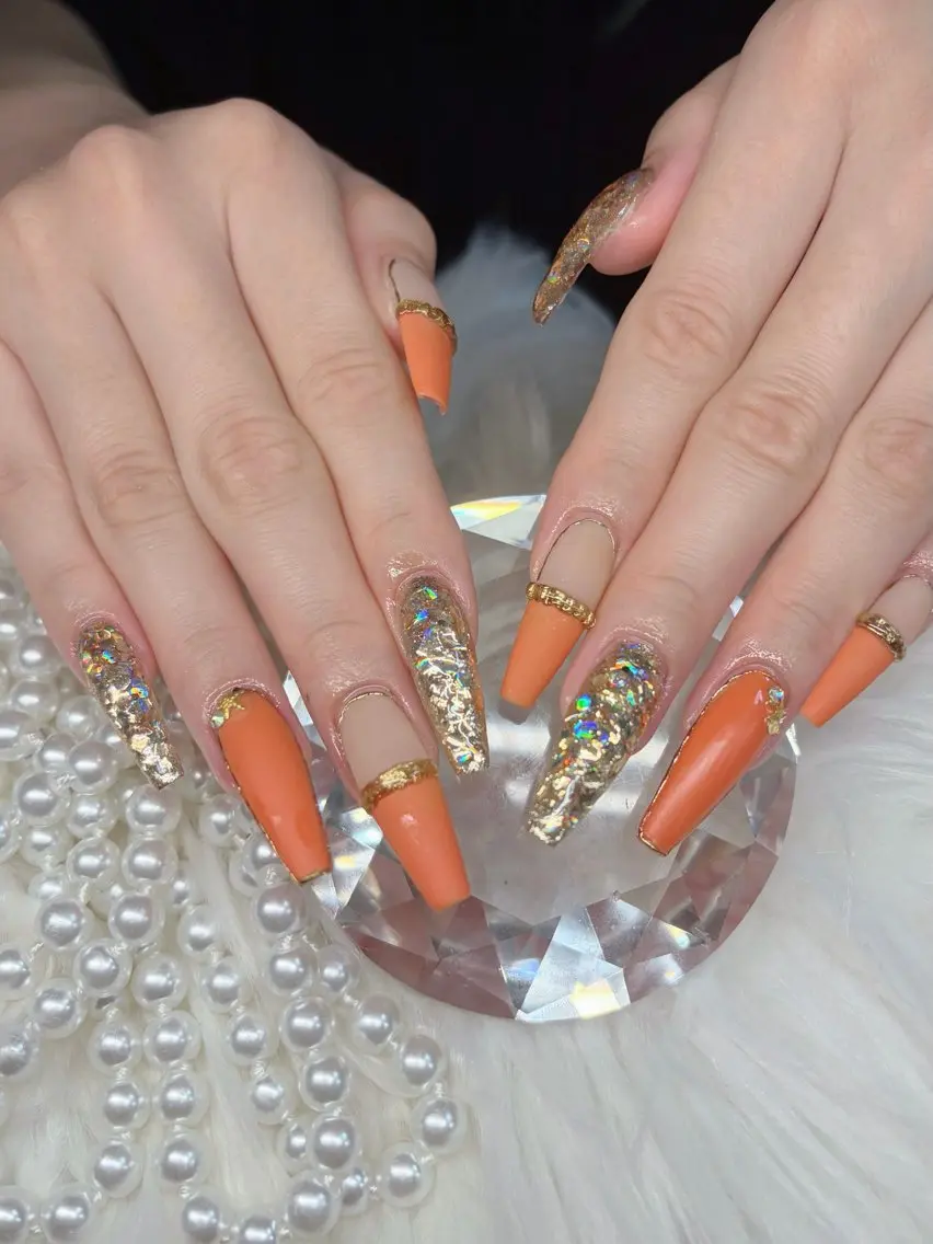 ネイル アートネイル オーロラネイル チークネイル 長さ出し フットネイル ハンドネイル Chan nailsのネイルデザイン