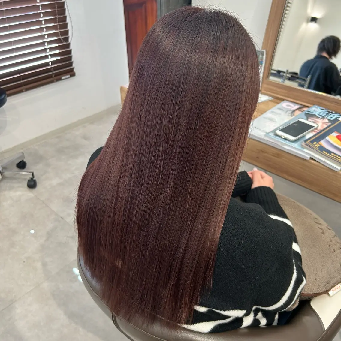カラー ブラウンカラー ヘアカラー 渡邊 玲来のヘアスタイル