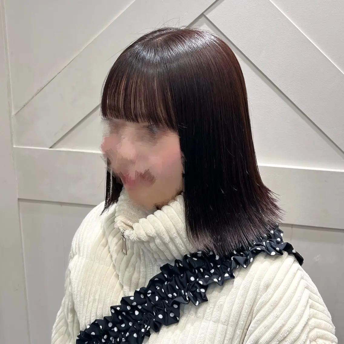 カット 横浜/ミルクティー カラー🤍みうのヘアスタイル