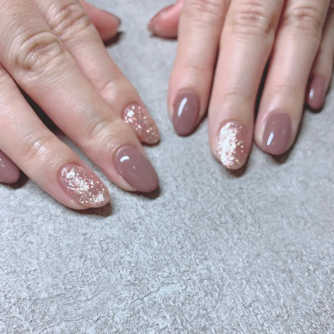 カラー ネイル ハンドネイル Cozy_ ilumのネイルデザイン
