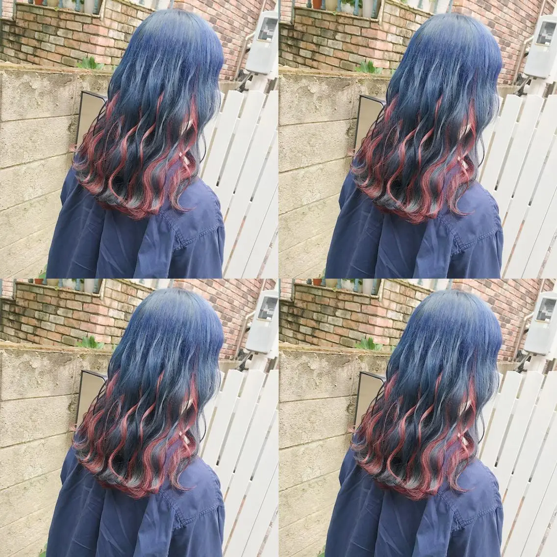 セミロング カラー ヘアアレンジ ヘアカラー トリートメント TAKUMAブリーチ /切りっぱなし🪽のヘアスタイル