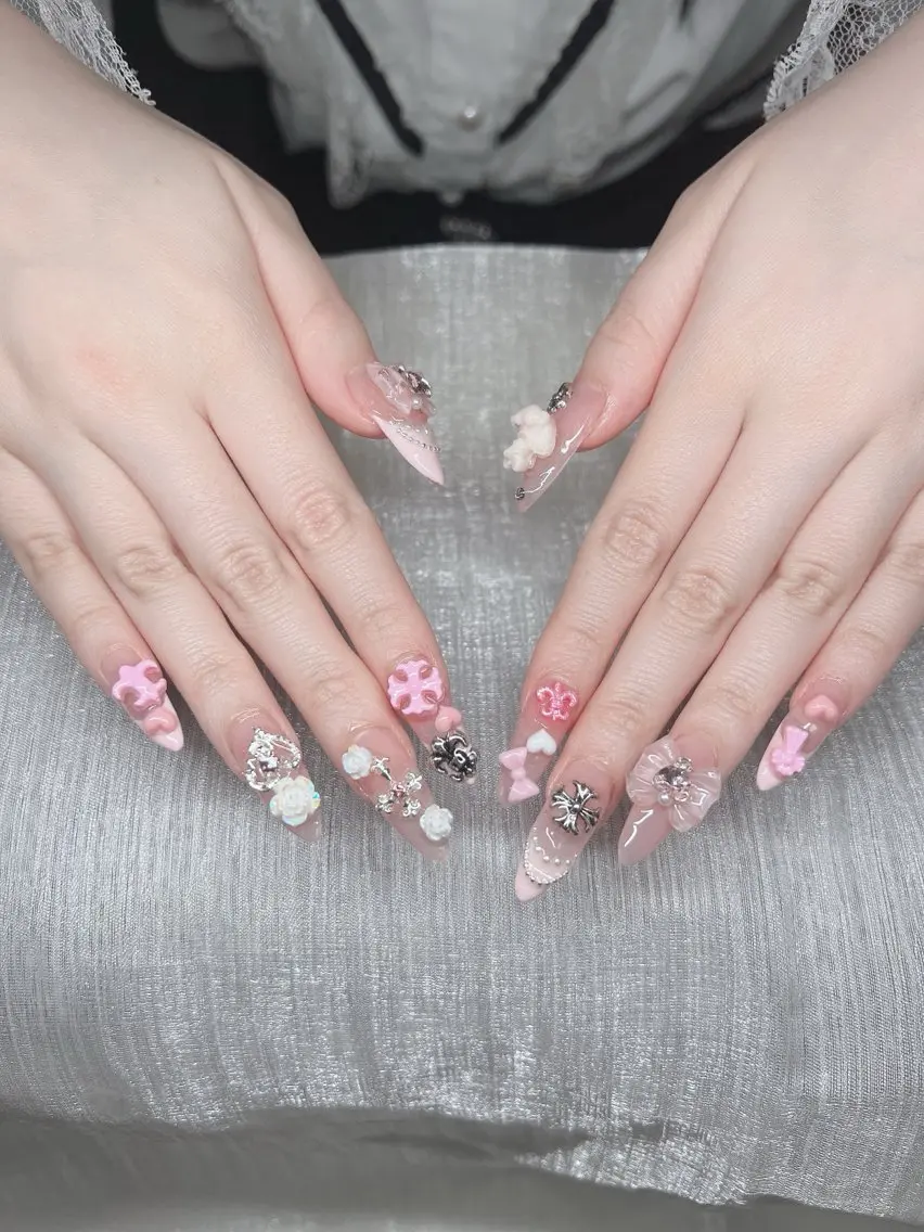 ネイル Lee Nails チップ長さだし専門店のネイルデザイン