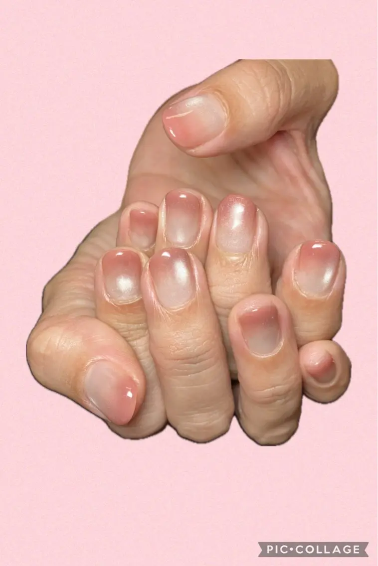 ネイル グラデーション マグネットネイル ハンドネイル niko nailのネイルデザイン