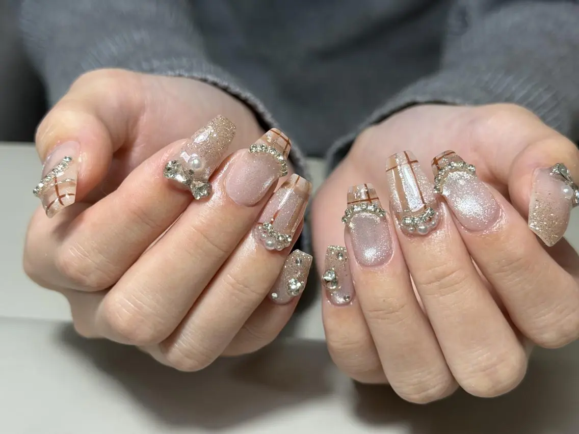 ネイル ハンドネイル ハンドケア 🍑 momo_nailのネイルデザイン