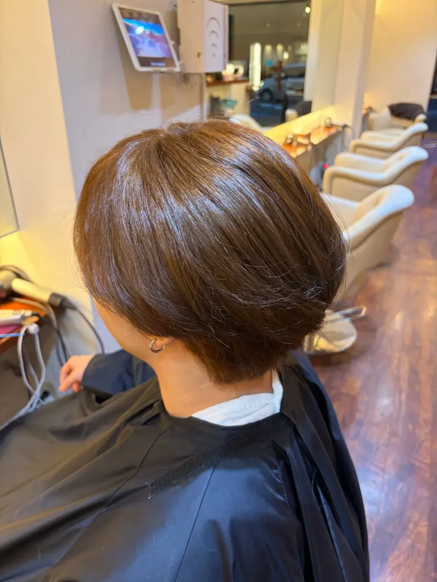 カラー ベージュカラー ブリーチ ヘーゼル ブリーチなしカラー ヘアカラー トリートメント CoCoon sayuのヘアスタイル