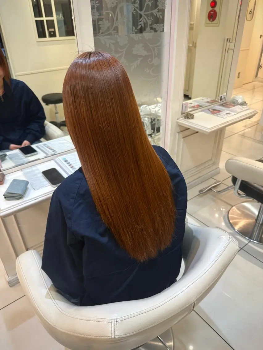 ロング 縮毛矯正 モデル募集中🌞🌈 SARAのヘアスタイル