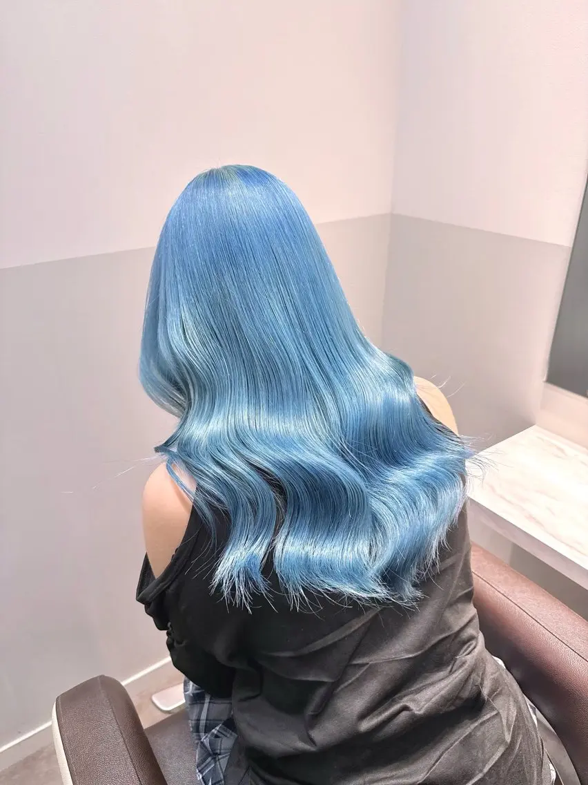 ロング カラー ヘアアレンジ メンズ ヘアカラー トリートメント ブリーチの髪様 MASATOのヘアスタイル