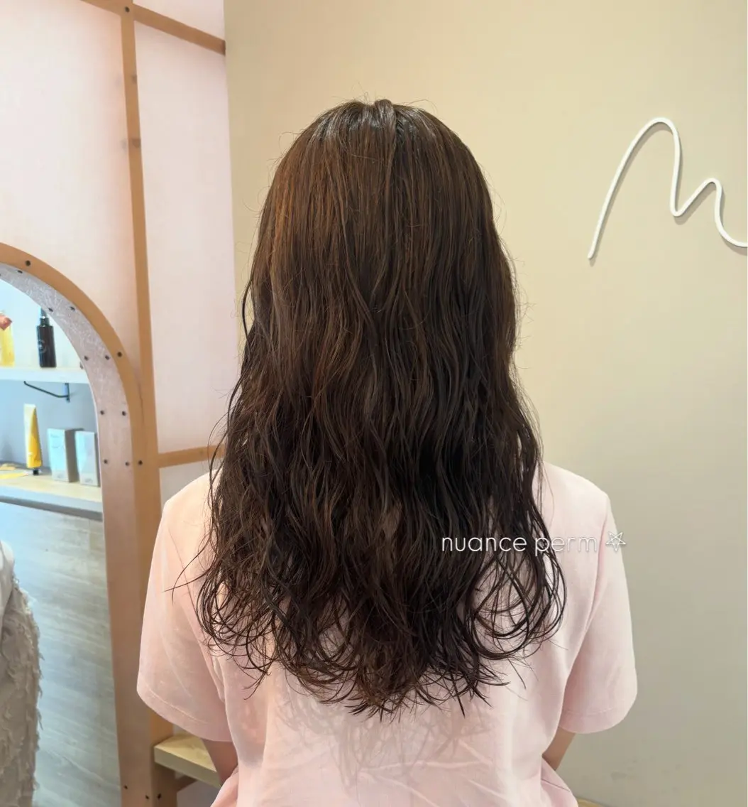 【 ニュアンスパーマ🌷 】カット+コスメパーマ+oggiottoトリートメントの写真