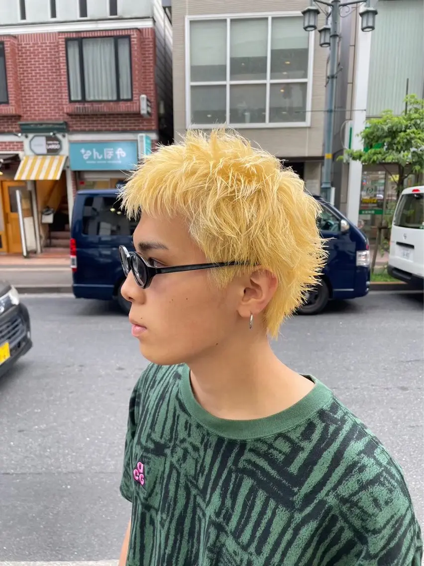 👱🏻♂️メンズダブルカラー(ブリーチ込み) {ケアブリーチ +¥1650}の写真