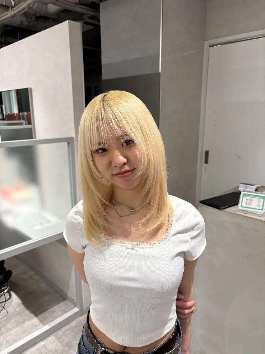 🎟 ˗ˏˋ 25歳以下限定 ˎˊ˗ ダブルカラー+さら艶トリートメント【ブリーチ有】 🩰♡の写真
