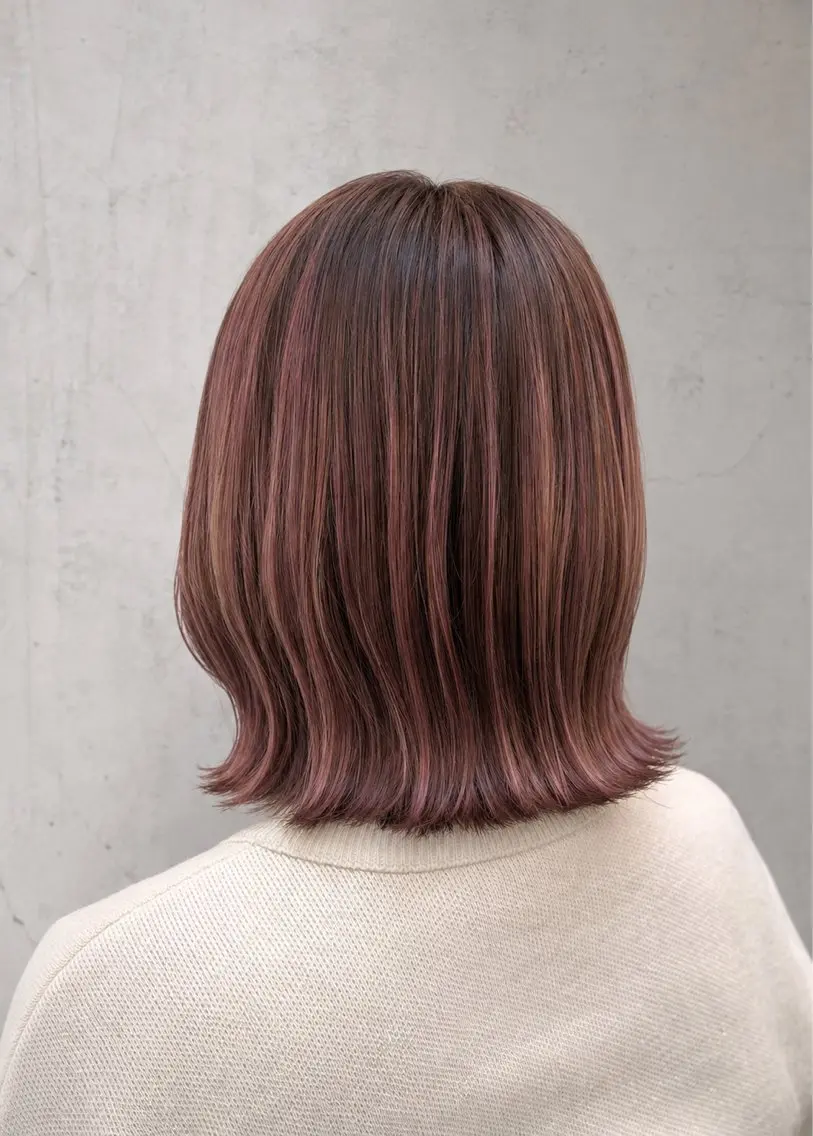 ミディアム カラー カット ヘアカラー トリートメント 【enil代表】 杉林和哉のヘアスタイル