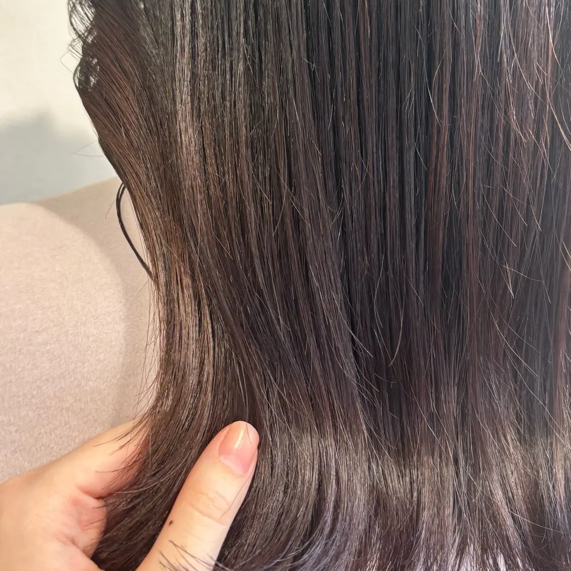 カラー ブラウンカラー ピンクカラー ヘアカラー トリートメント 𝐲𝐮𝐮 /艶髪 /透明感カラー🌱のヘアスタイル