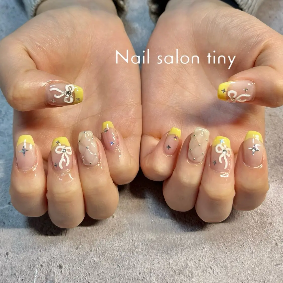 ネイル Nail salon tiny🩵のネイルデザイン
