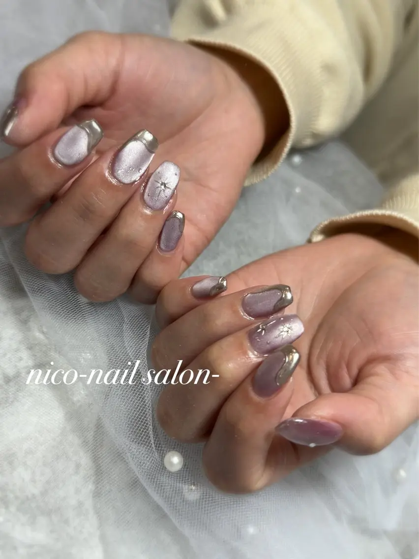 ミディアム nico-nail ️🫧wakanaのネイルデザイン