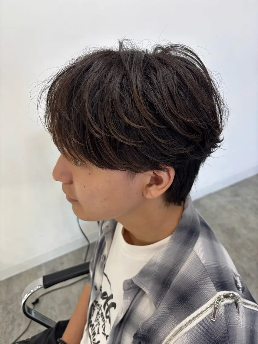 パーマ メンズ メンズパーマ 西嶋 大凱のヘアスタイル