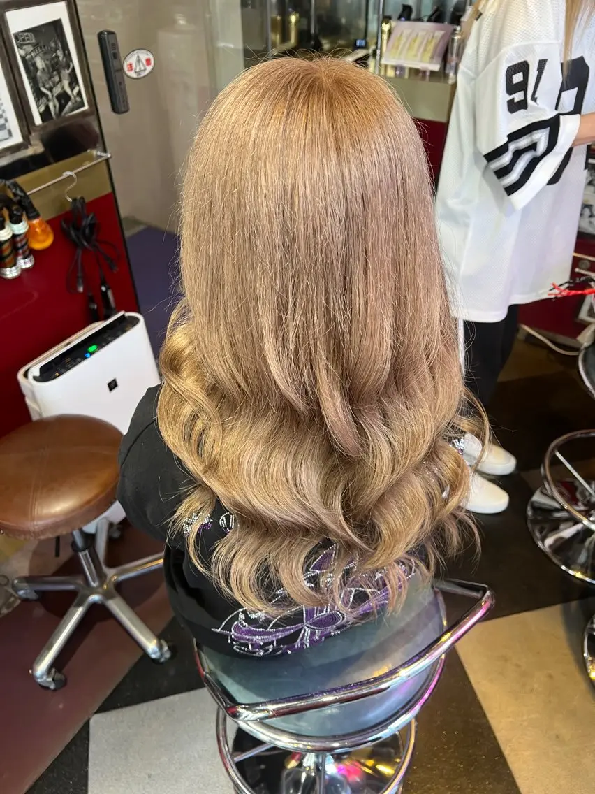ロング カラー ヘアカラー 横浜カラーパーマ 特殊/ 平林侑馬のヘアスタイル