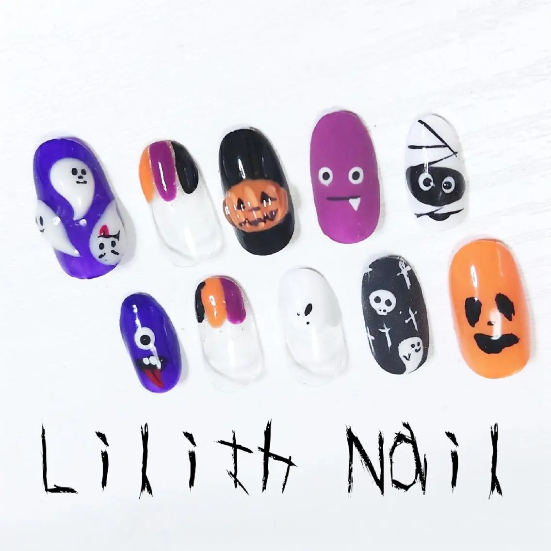 ネイル ハロウィン Lilith Nailのネイルデザイン