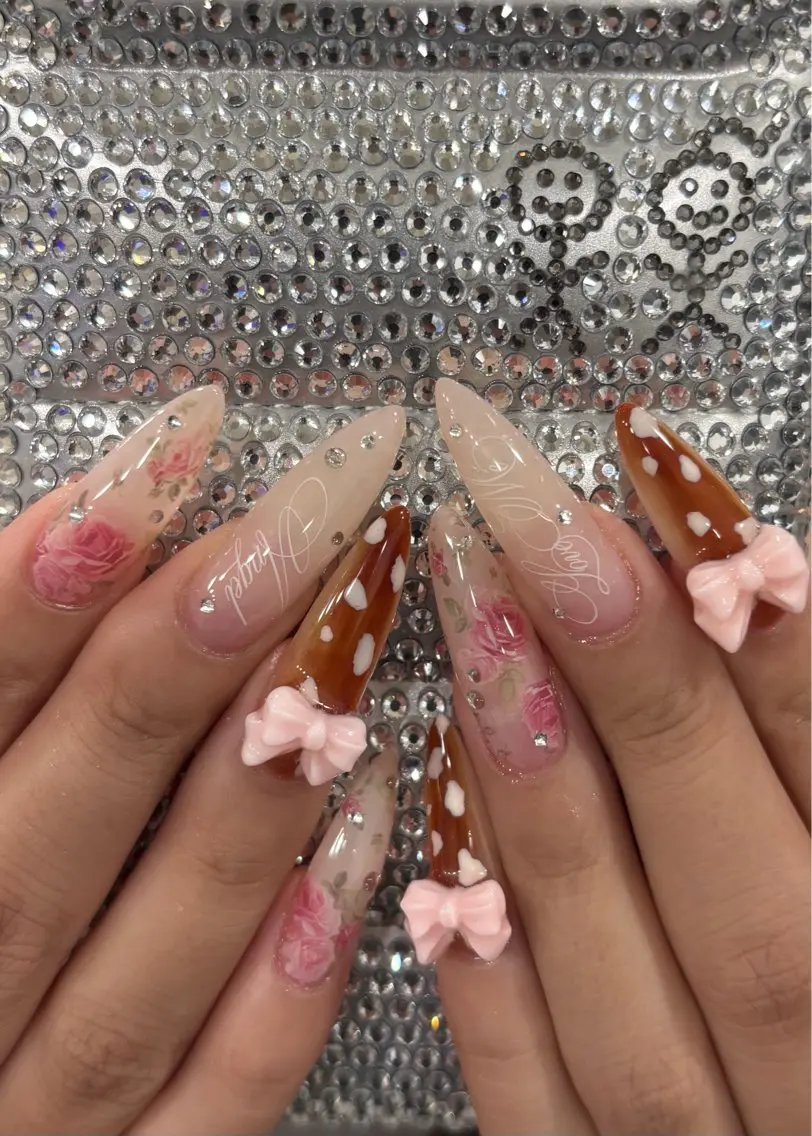 ネイル ハンドネイル 🤎Two ERI🤎のネイルデザイン