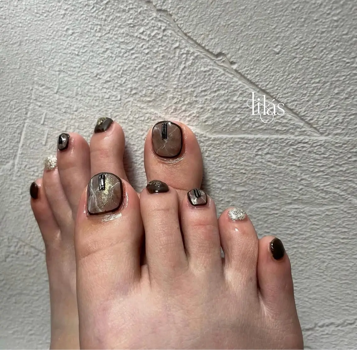 ネイル フットネイル nail salon Lilásのネイルデザイン