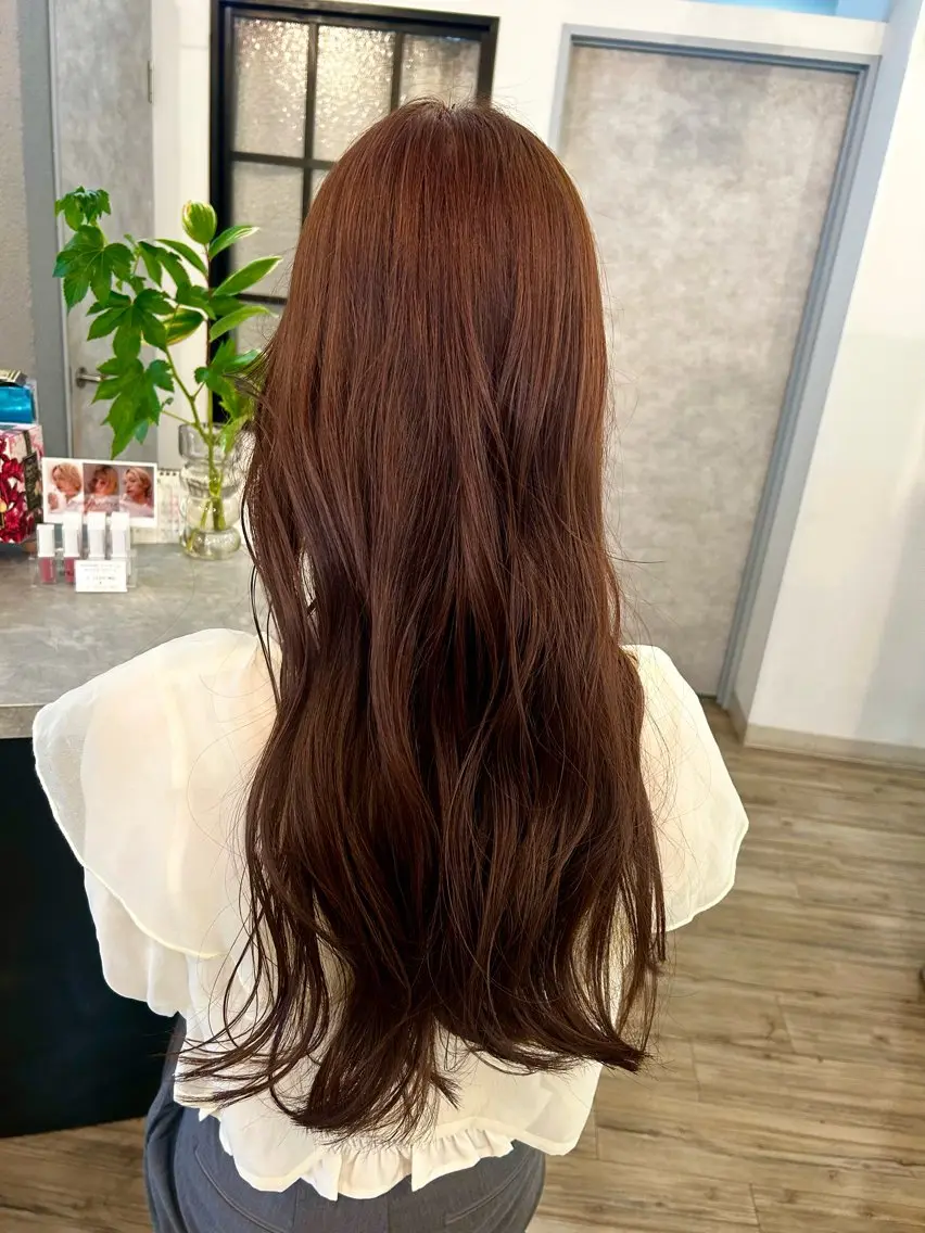 ロング カラー ブリーチ/ヘアセット 🪞🌙minamiのヘアスタイル