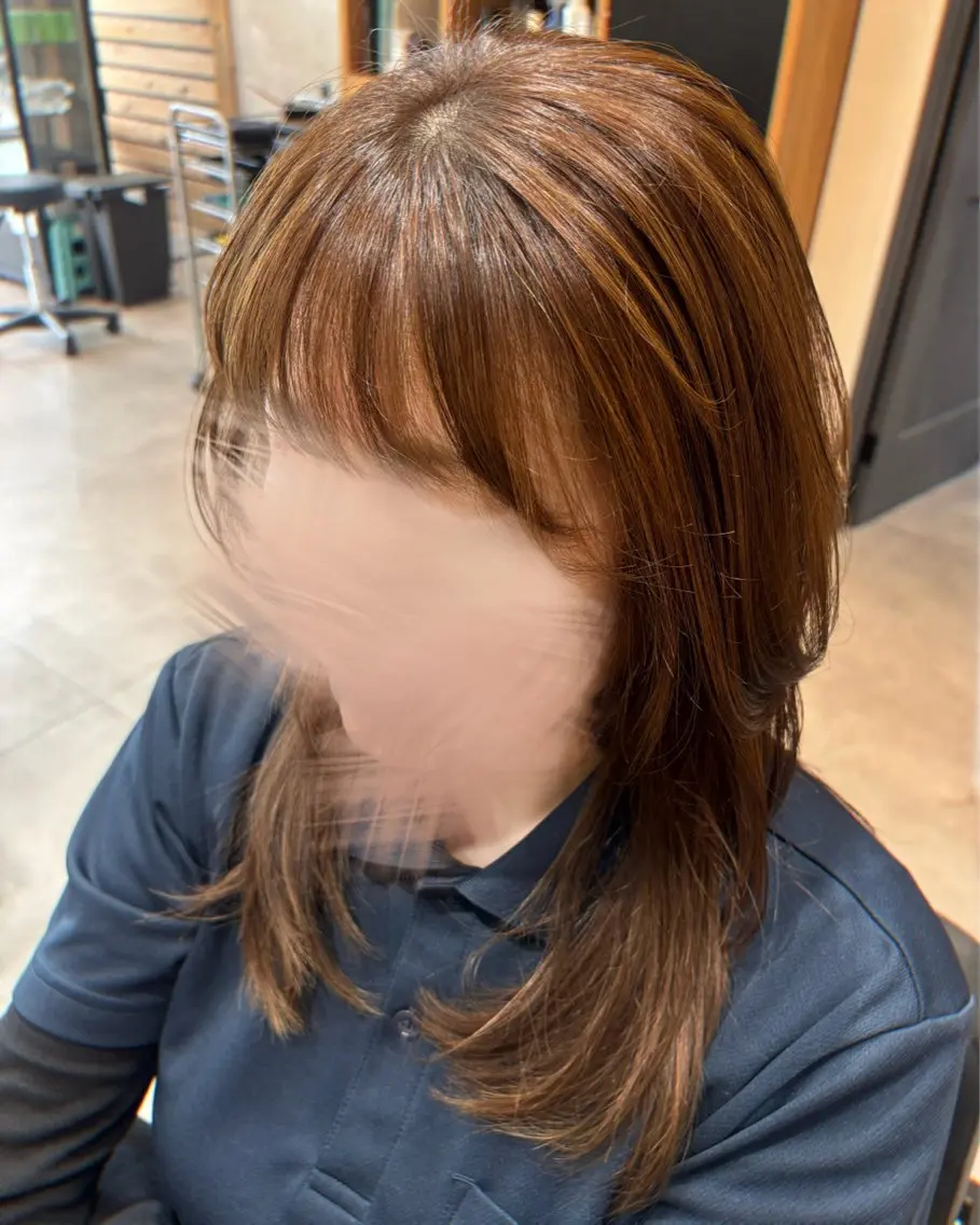 レディースカット💇‍♀️（ロング​〜​ミディアム）の写真