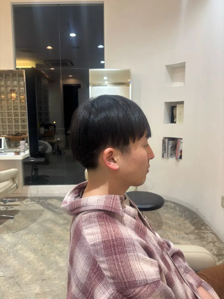 メンズ マッシュ 佐藤 優里のヘアスタイル