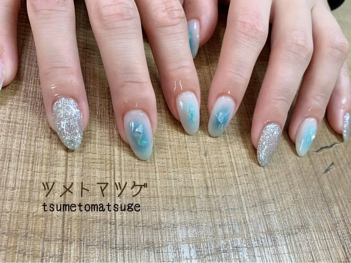 ネイル アートネイル ハンドネイル ツメトマツゲ .のネイルデザイン