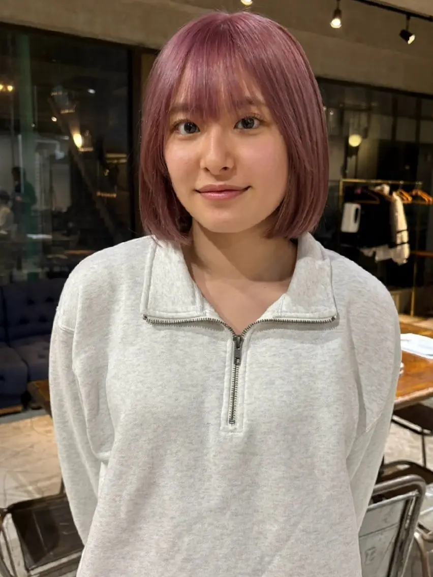 ブリーチ矯正美髪矯正 ✨オオエタクミのヘアスタイル