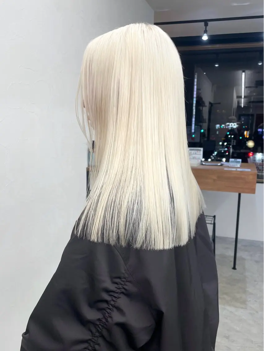 セミロング ヘアカラー トリートメント エクステ/大人可愛い カラー🩷RINAのヘアスタイル