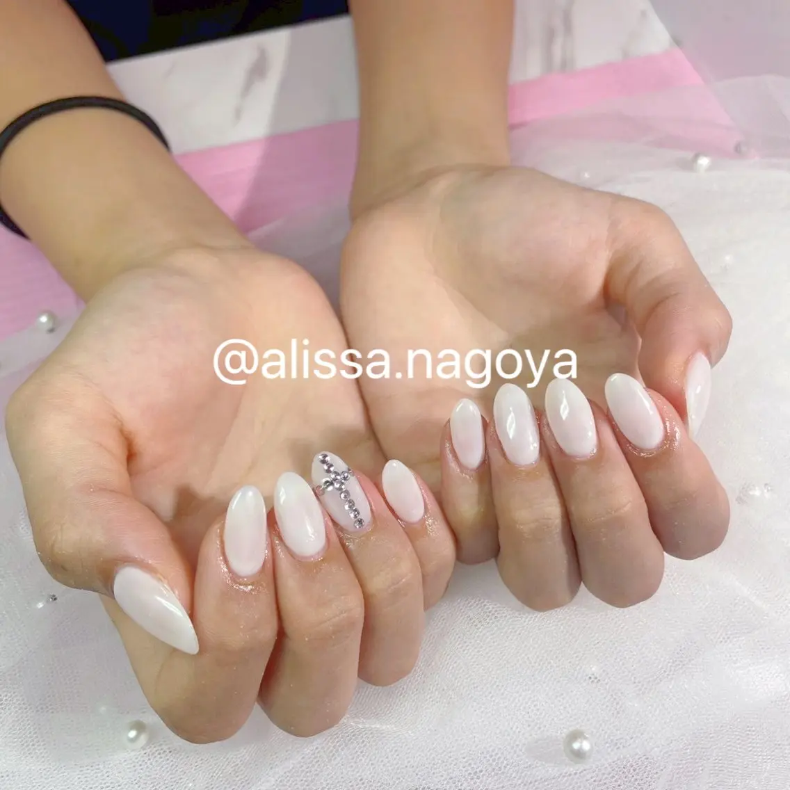 ネイル ハンドネイル Jr.ネイリスト🤍 【Alissa】新栄のネイルデザイン