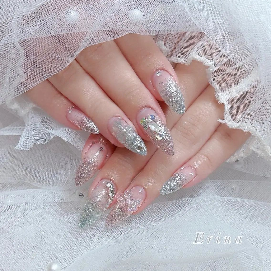 ネイル Erina🐱 フィルイン💅パラのネイルデザイン