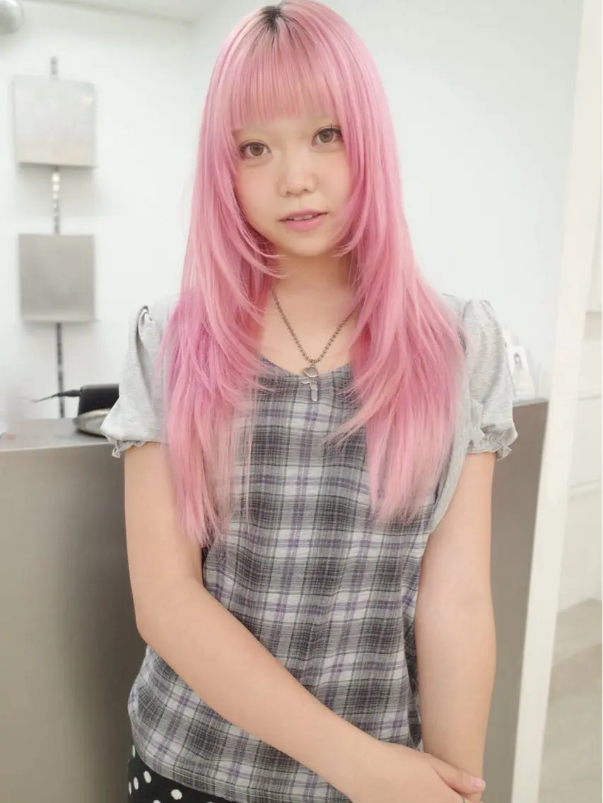 ロング カラー カットモデル大募集 IDE AYANEのヘアスタイル