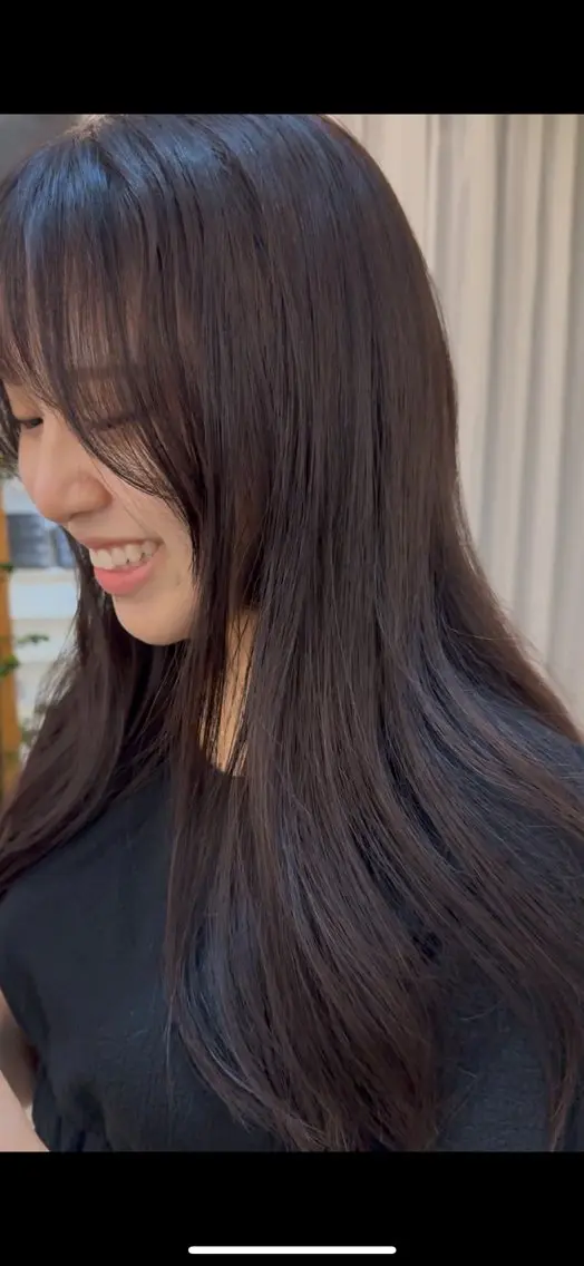 ロング ピンクブラウン ｔa k k e ｙｕのヘアスタイル