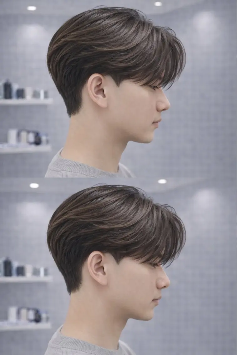 メンズ カット 縮毛矯正 メンズ縮毛矯正指名 No.1KAI🥰のヘアスタイル