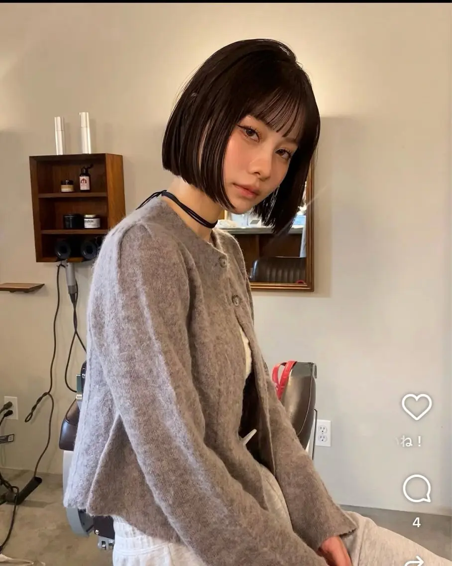 ボブヘア🌷 ワンカラーの写真