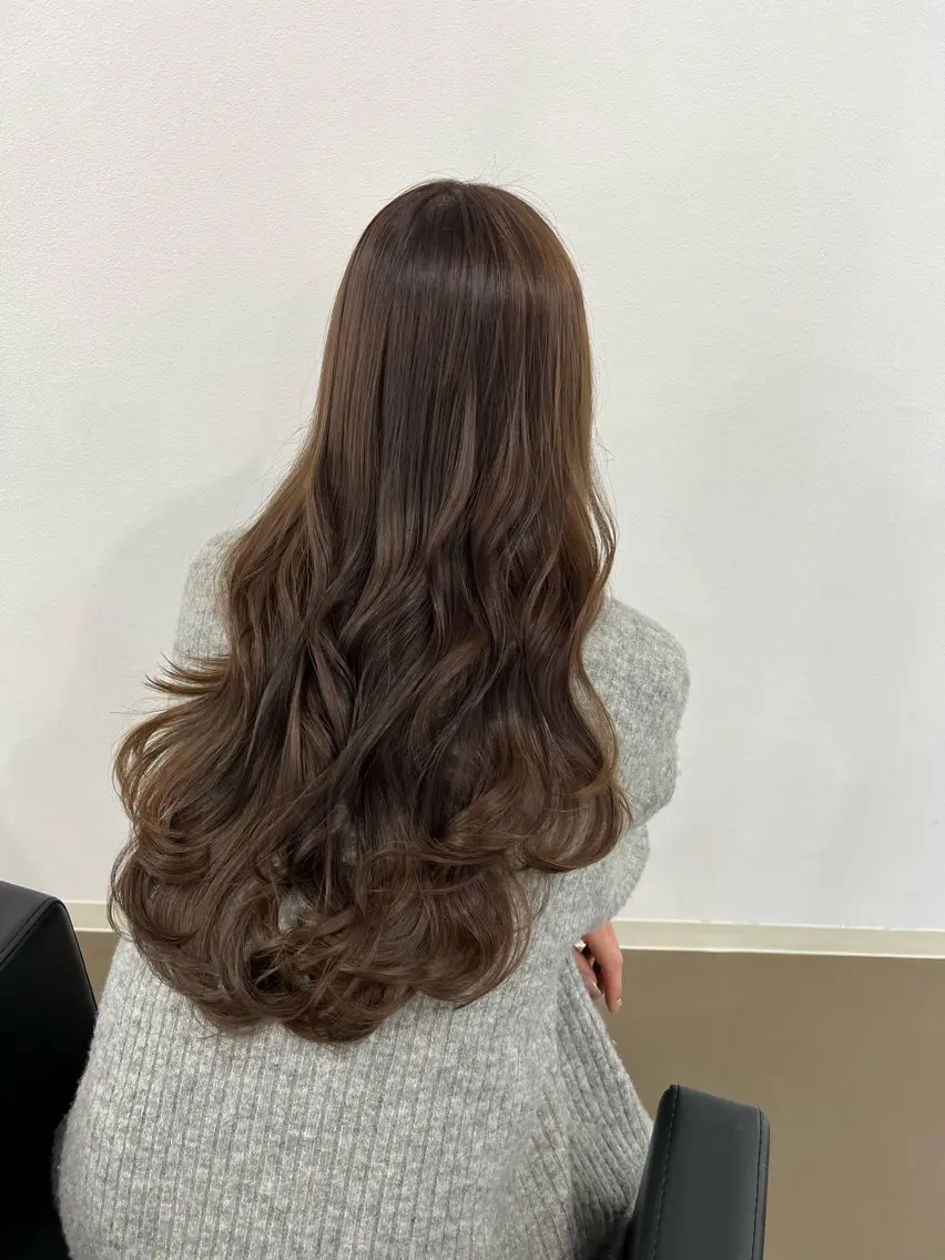 ロング 川元 春奈のヘアスタイル