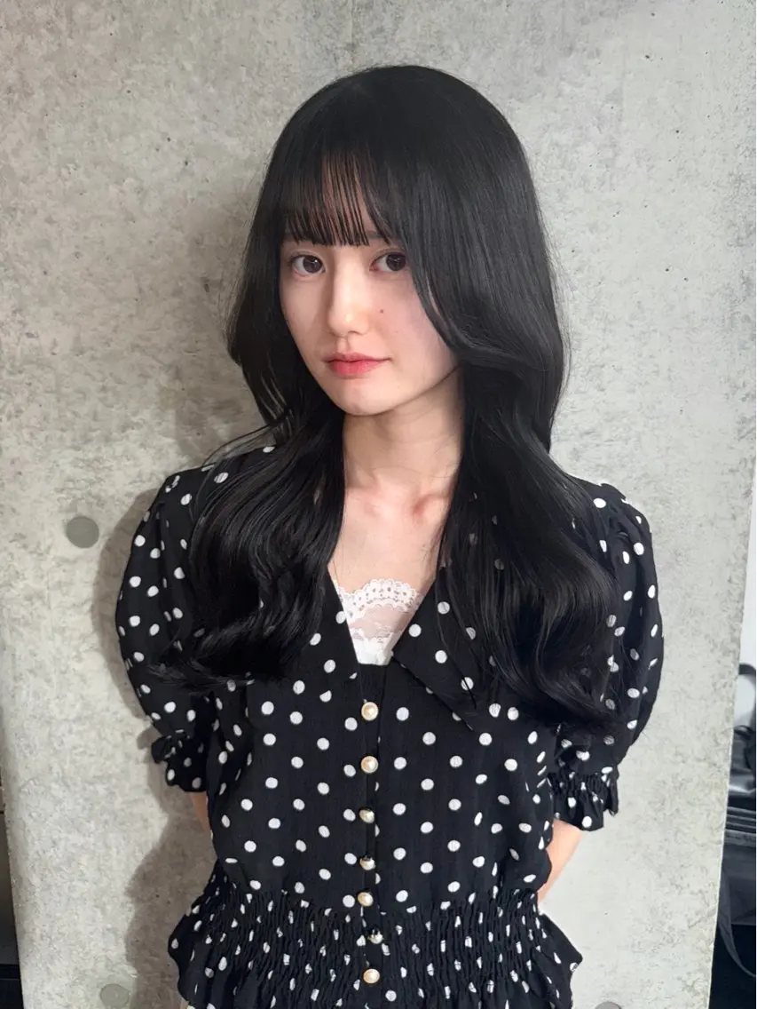 ロング ヘアカラー karina🌿レイ ヤーカット/髪質改善のヘアスタイル