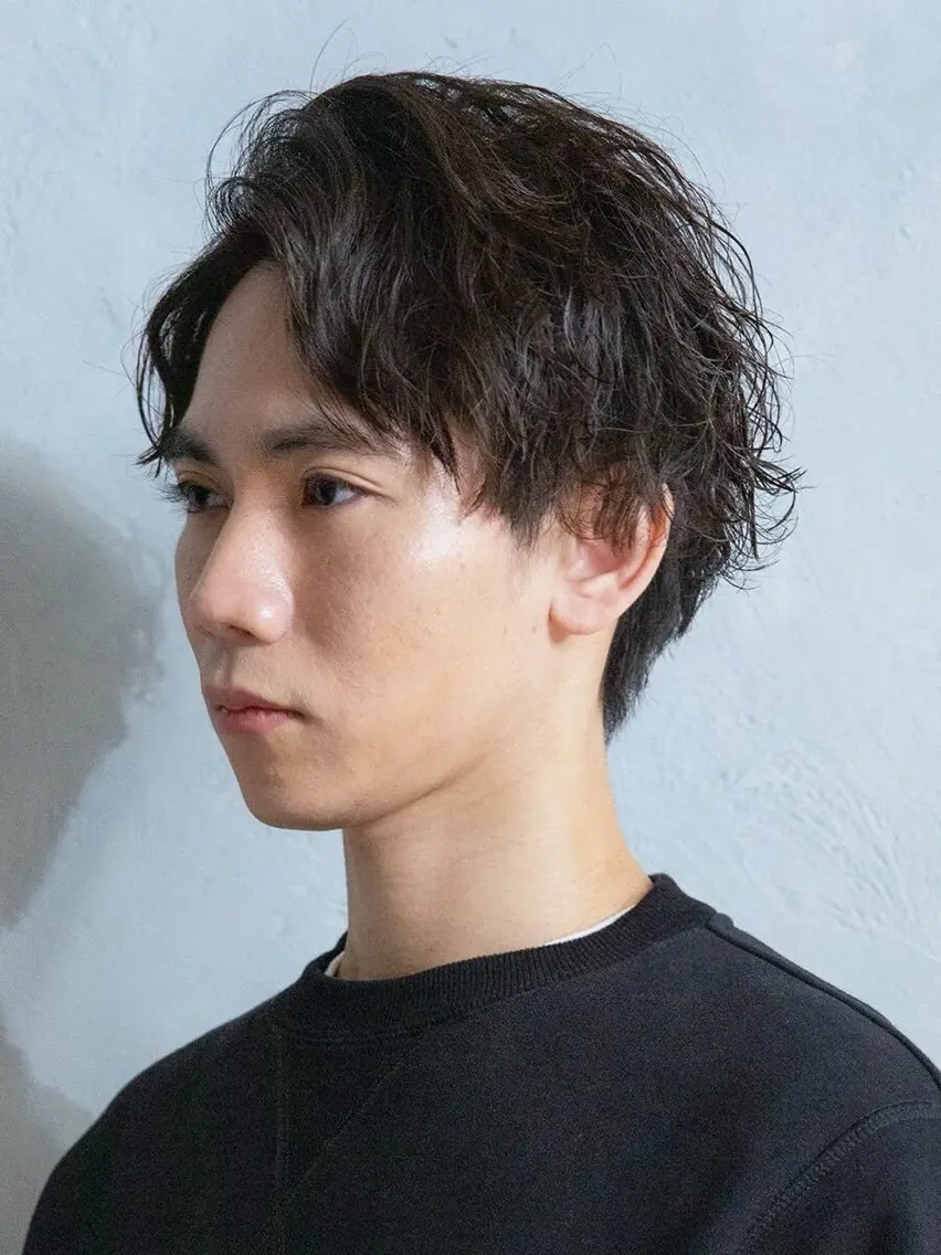 【メンズ専用】　カット＋どんなパーマもOK！＋トリートメント（2step）　　　¥6500の写真