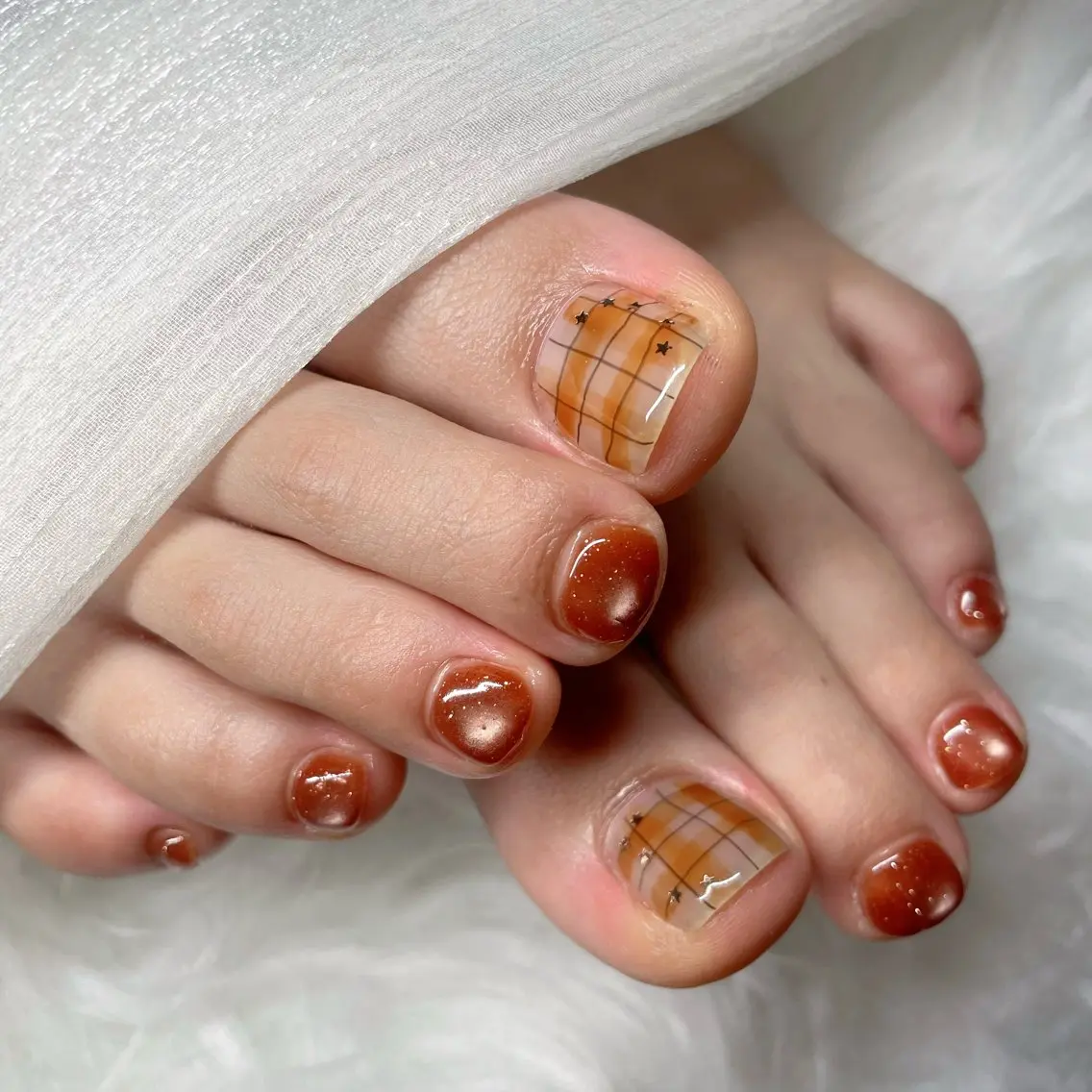 ネイル フットネイル spica nail 〖rana〗のネイルデザイン