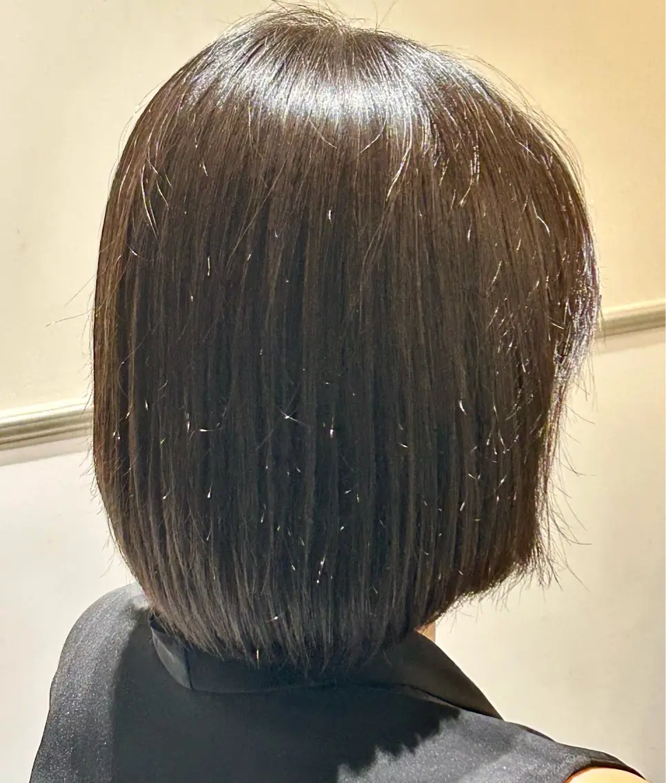 ミディアム ボブ 石村  カットモデル 丁寧なカットブロー✨のヘアスタイル
