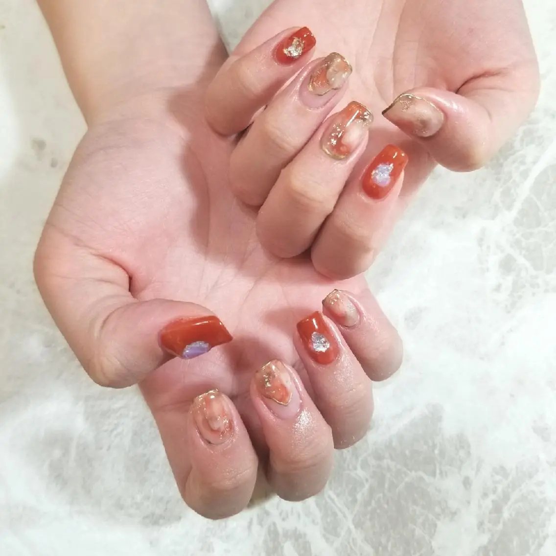 ネイル ニュアンスネイル ハンドネイル nijiiro🌈 サトウのネイルデザイン