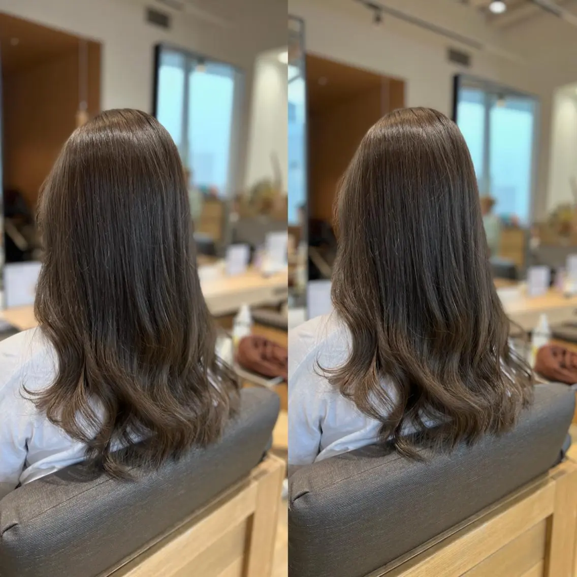 ロング カラー カット トリートメント 韓国風・ブリーチなし ・あり後藤 一斗店長のヘアスタイル