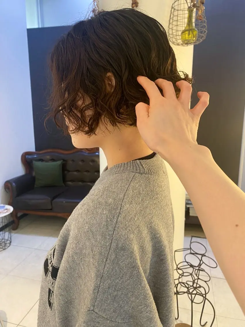 ショート パーマ カット パーマ mai / linoah˚✧のヘアスタイル