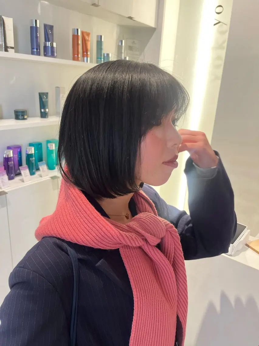 ショート カラー カット ヘアカラー haruka kobayashiのヘアスタイル