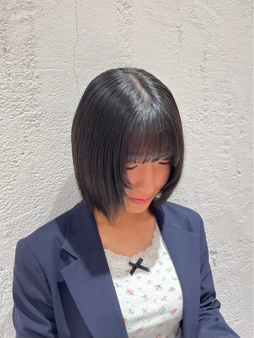 ショート カット 艶カラー/縮毛矯正/ アレンジ/akaneのヘアスタイル